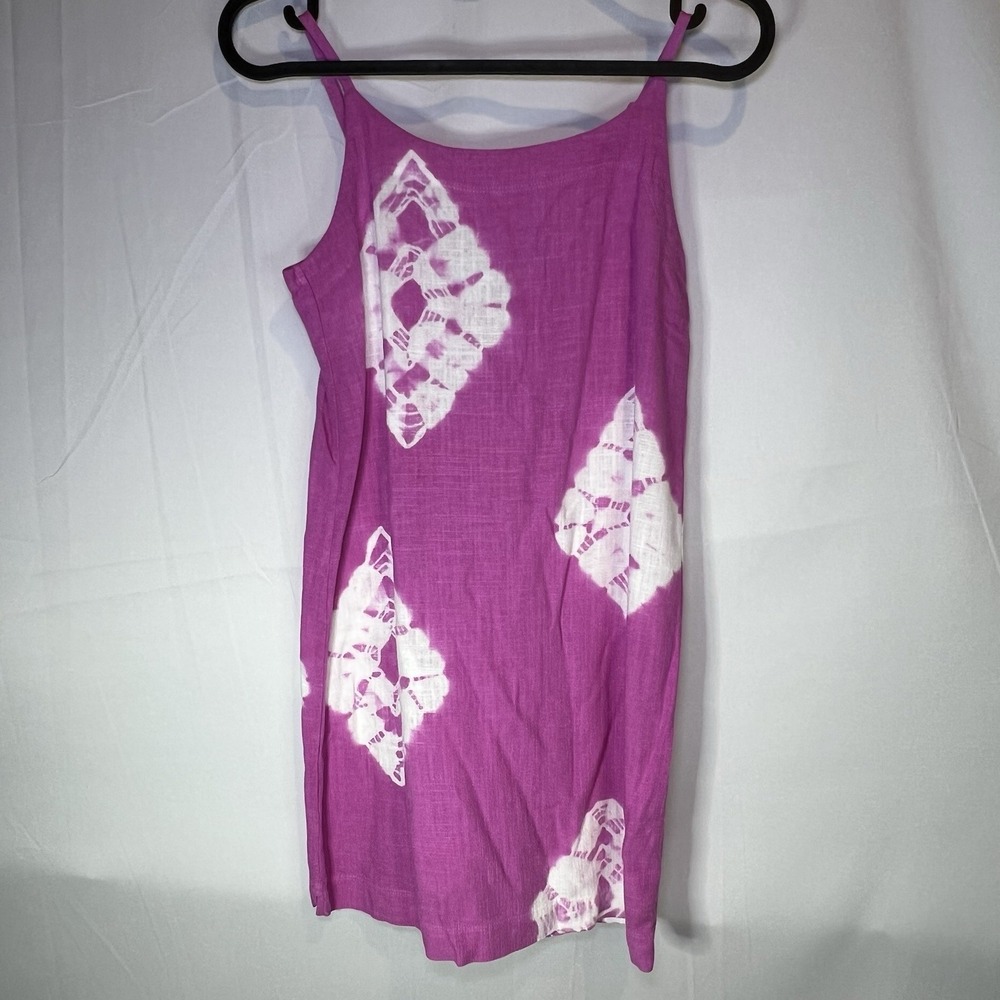 Splendid Girls Size 8 Dress Topaz Tie-Dye Sleeveless Purple Beach Summer Coverup